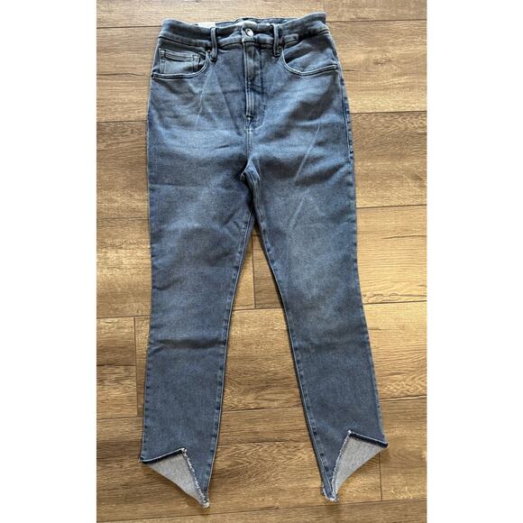 Good American Good Waist Crop Jeans Size 6/ 28‎ NWT - Picture 1 of 8